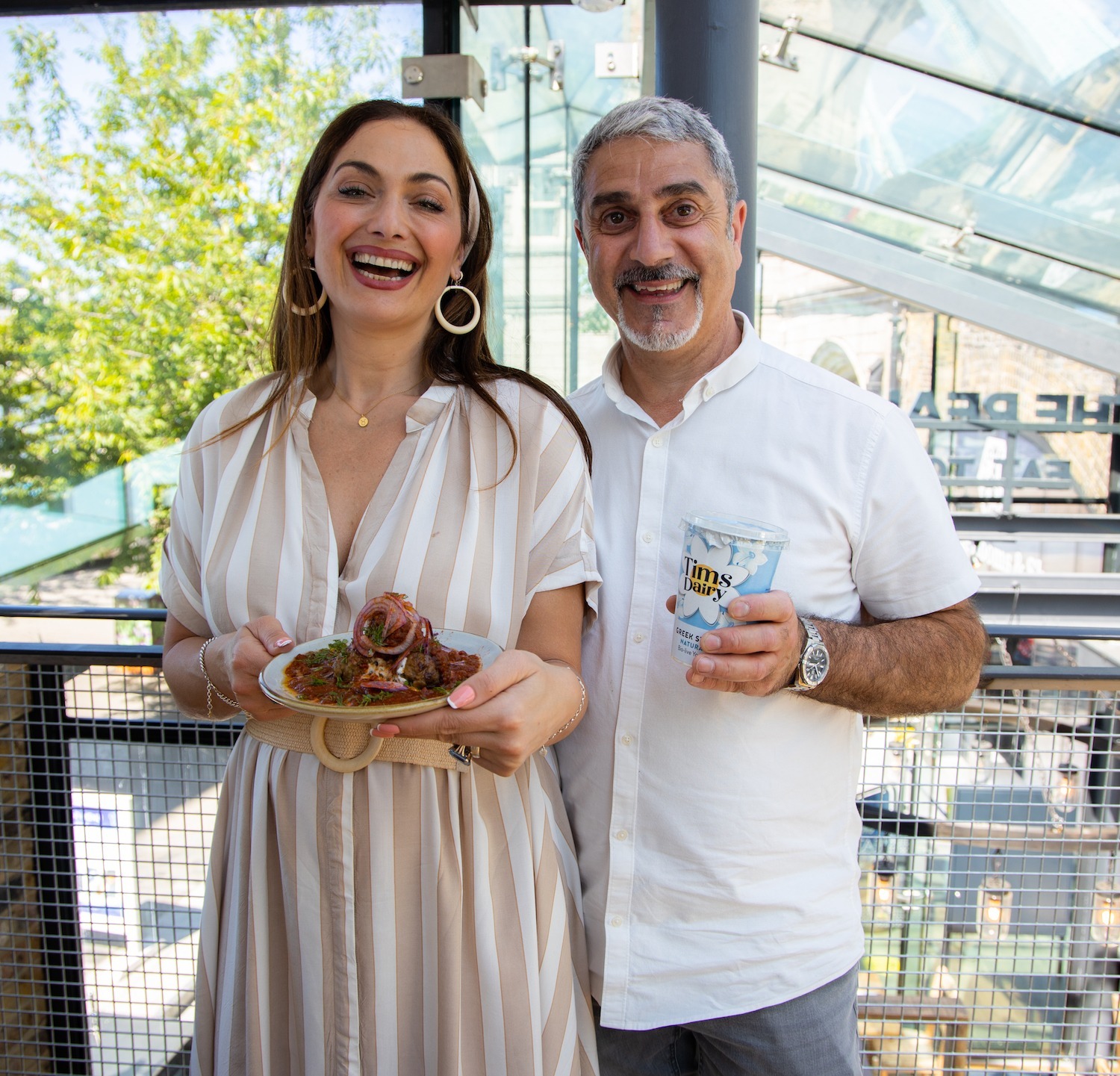 Tonia Buxton Bides The Real Greek Tims Dairy Collaboration Tower Bridge The Real Greek