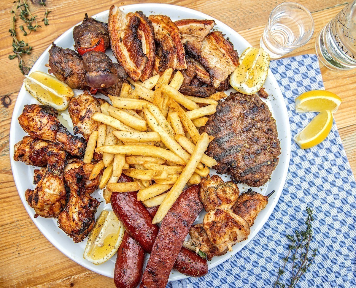 Tsiknopempti - Smokey Thursday - Meat Platter - The Real Greek
