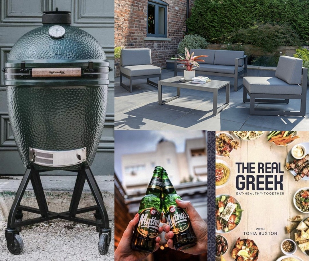 Competition to win a garden makeover with the real greek, including a big green egg BBQ