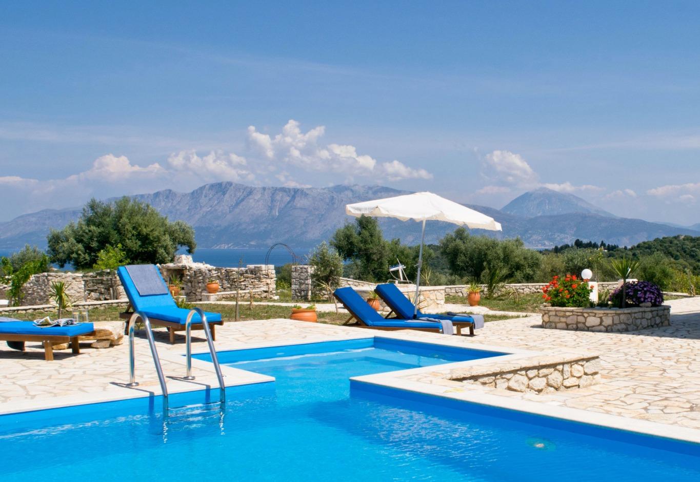The pool at Villa Kala Petra